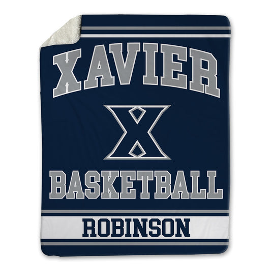 Xavier - NCAA Men's Basketball : Anthony Robinson - Blanket-0