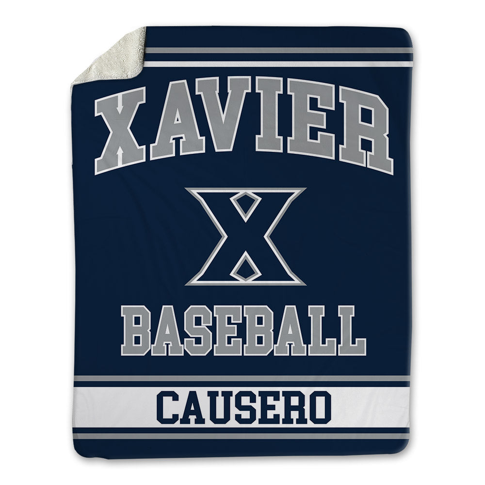 Xavier - NCAA Baseball : Lincoln Causero - Blanket-0