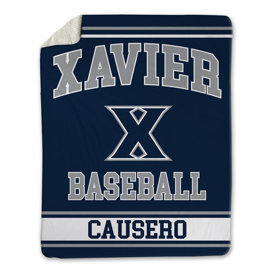 Xavier - NCAA Baseball : Lincoln Causero - Blanket-0