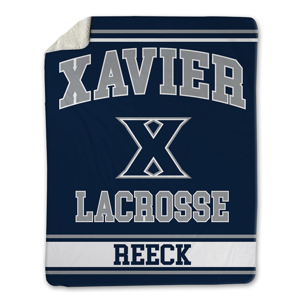 Xavier - NCAA Women's Lacrosse : Haley Reeck - Blanket-0