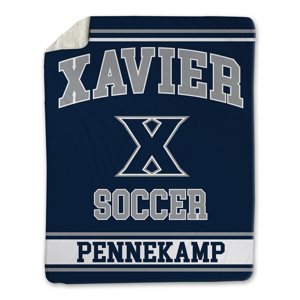 Xavier - NCAA Women's Soccer : Presley Pennekamp - Blanket-0