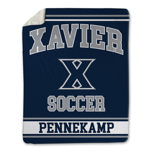 Xavier - NCAA Women's Soccer : Presley Pennekamp - Blanket-0