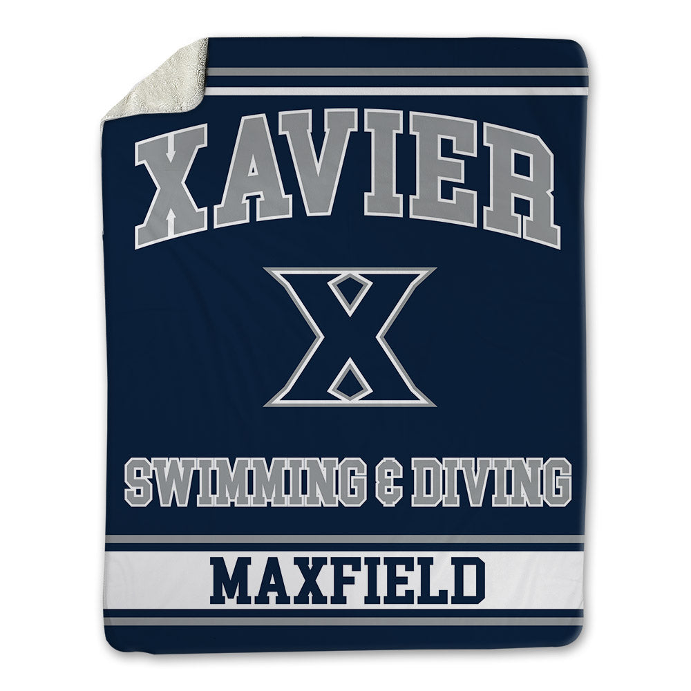 Xavier - NCAA Women's Swimming & Diving : Ella Maxfield - Blanket-0