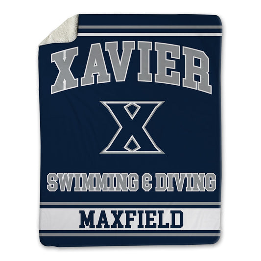 Xavier - NCAA Women's Swimming & Diving : Ella Maxfield - Blanket-0