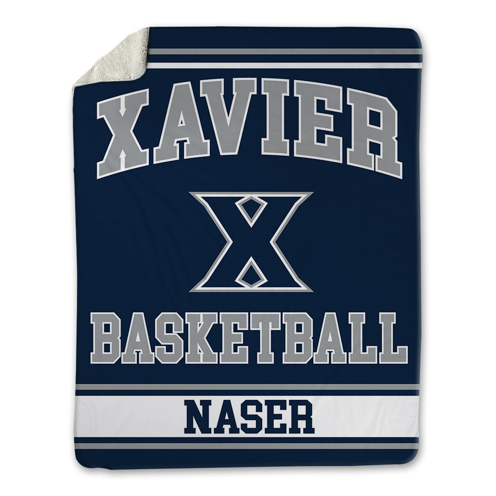 Xavier - NCAA Men's Basketball : Luke Naser - Blanket-0