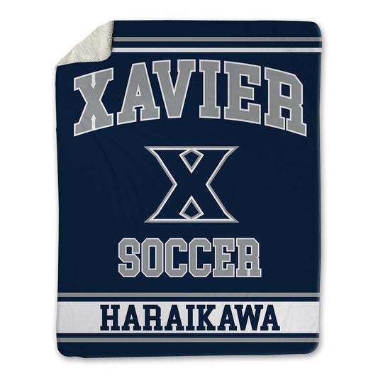 Xavier - NCAA Men's Soccer : Shogo Haraikawa - Blanket-0
