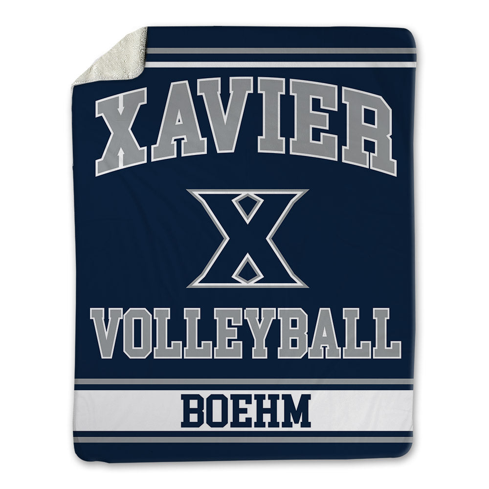 Xavier - NCAA Women's Volleyball : McKinley Boehm - Blanket-0