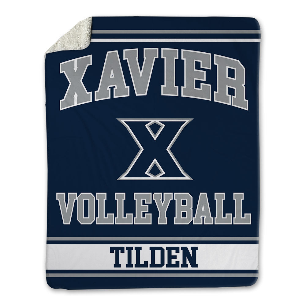 Xavier - NCAA Women's Volleyball : Ava Tilden - Blanket-0