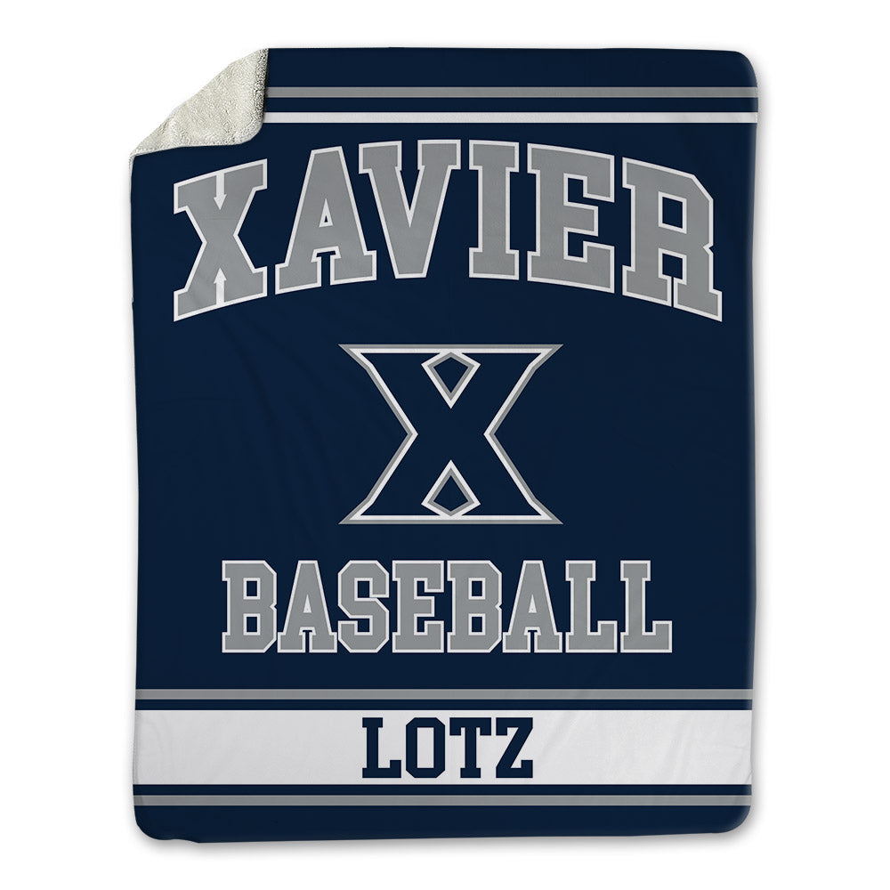Xavier - NCAA Baseball : Titus Lotz - Blanket-0