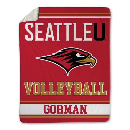 Seattle - NCAA Women's Volleyball : Janiel Gorman - Blanket-0