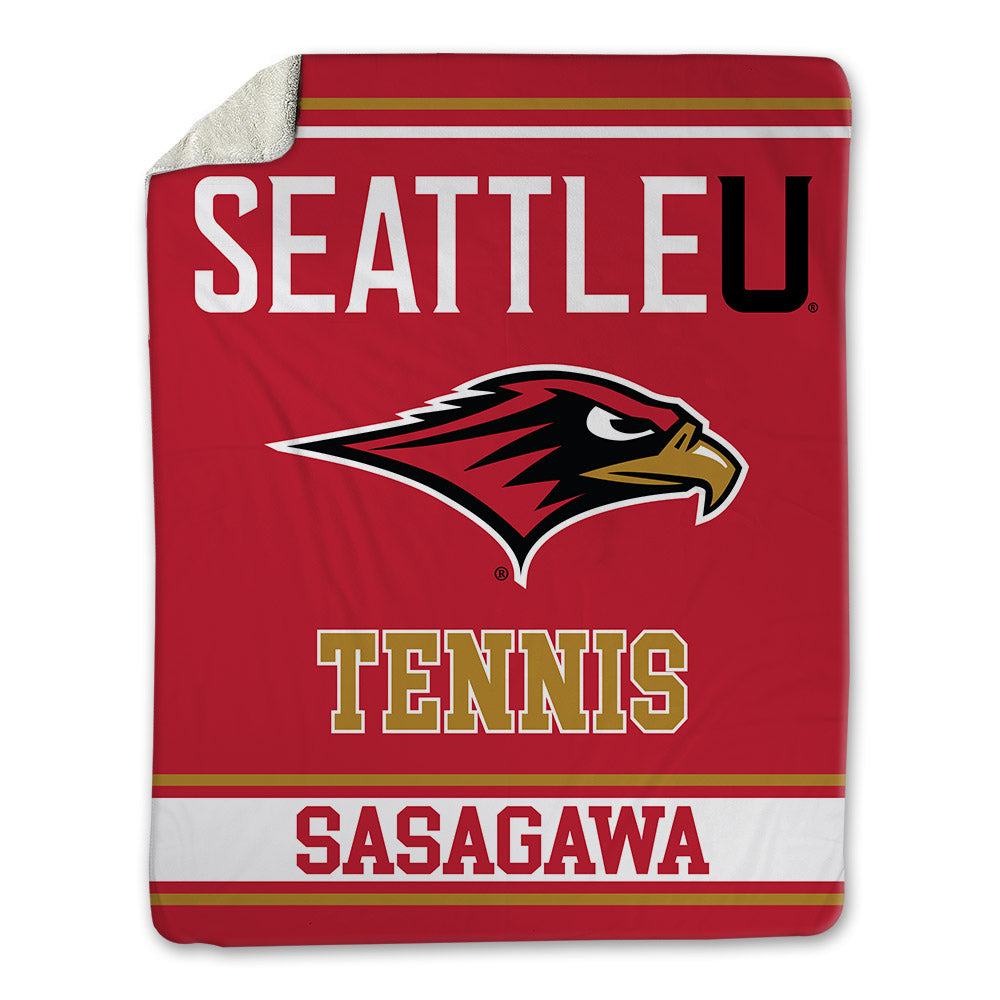 Seattle - NCAA Men's Tennis : Jun Sasagawa - Blanket-0