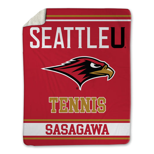 Seattle - NCAA Men's Tennis : Jun Sasagawa - Blanket-0