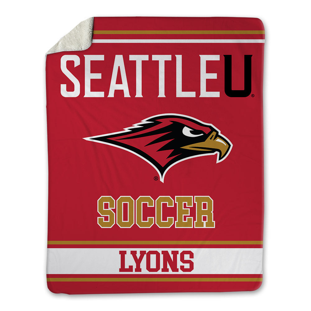 Seattle - NCAA Women's Soccer : Amira Lyons - Blanket-0