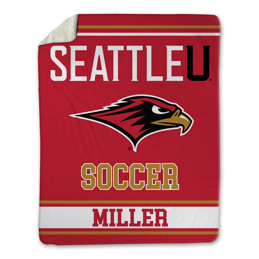 Seattle - NCAA Men's Soccer : Brice Miller - Blanket-0