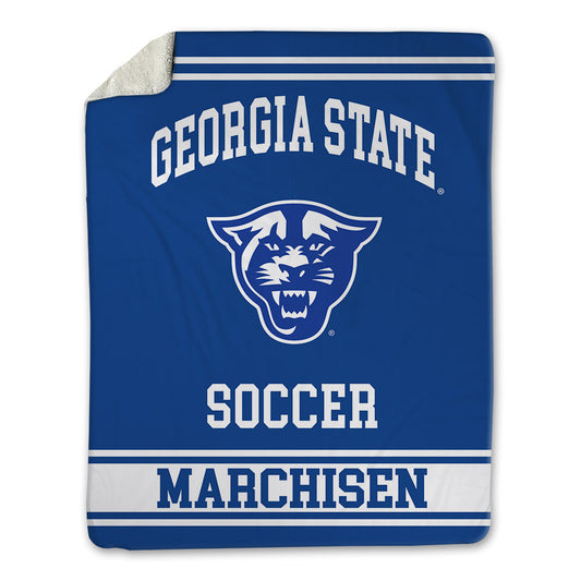 Georgia State - NCAA Men's Soccer : Finn Marchisen - Blanket-0