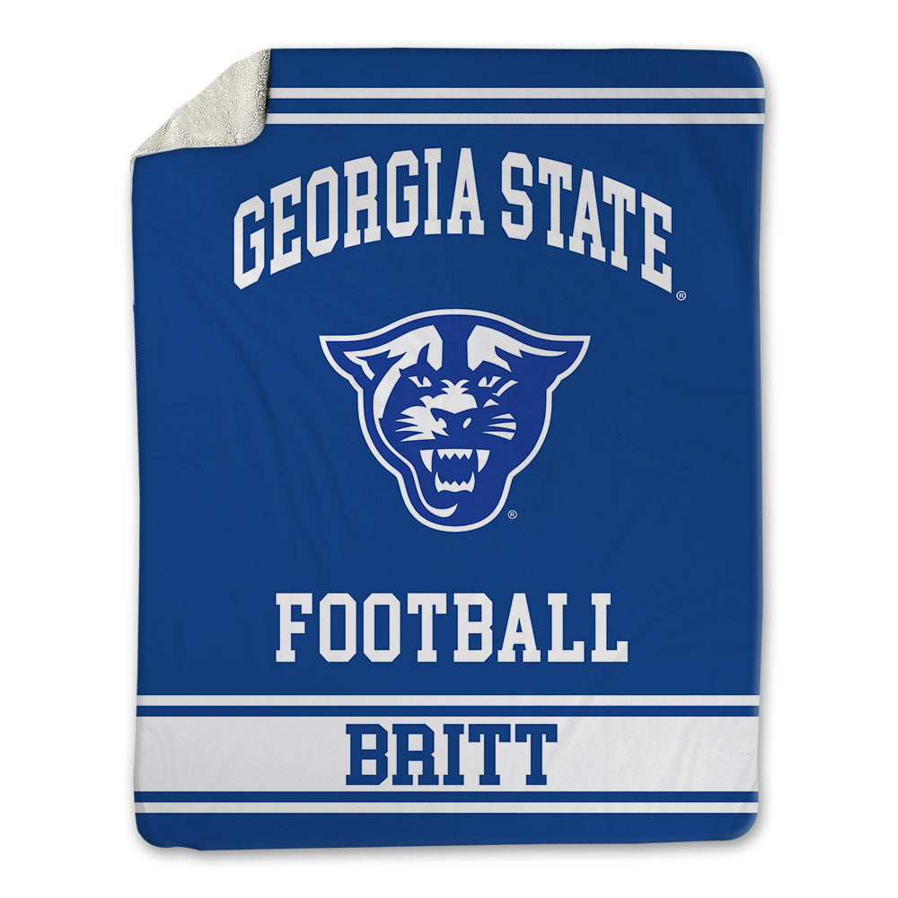 Georgia State - NCAA Football : Hunter Britt - Blanket-0