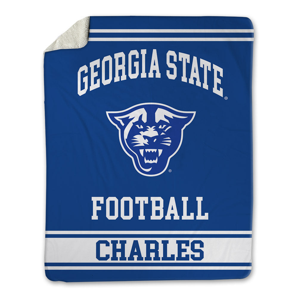 Georgia State - NCAA Football : Ethan Charles - Blanket-0
