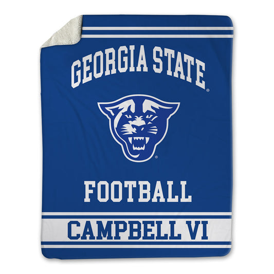 Georgia State - NCAA Football : Wesley Campbell VI - Blanket-0