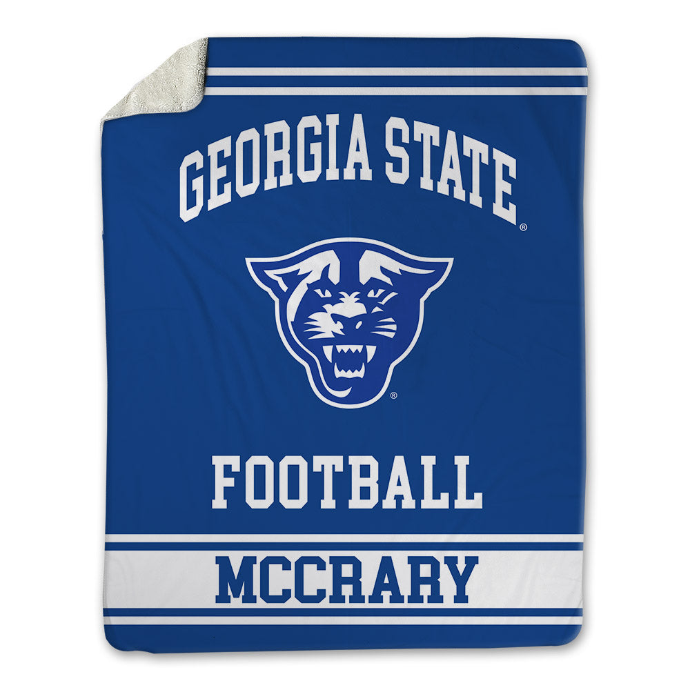 Georgia State - NCAA Football : Lanear Mccrary - Blanket-0