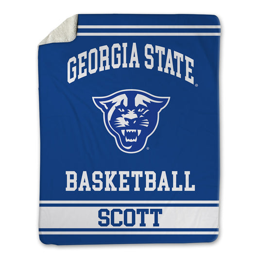 Georgia State - NCAA Men's Basketball : Trey Scott - Blanket-0