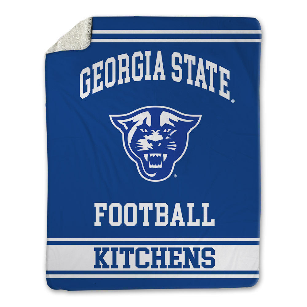Georgia State - NCAA Football : Braxton Kitchens - Blanket-0