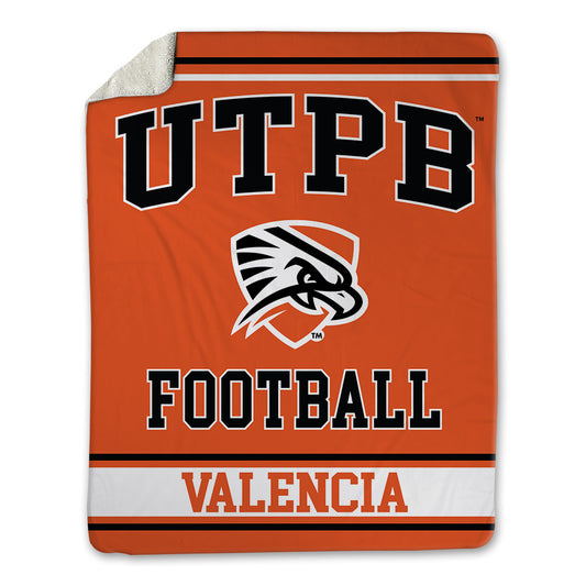 UTPB - NCAA Football : Raymond Valencia - Blanket-0