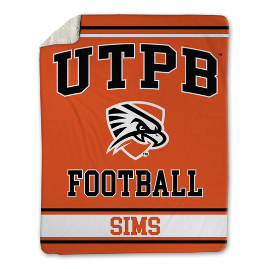 UTPB - NCAA Football : George Sims - Blanket-0