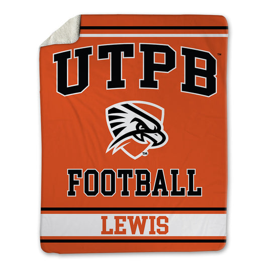 UTPB - NCAA Football : Tylinn Lewis - Blanket-0