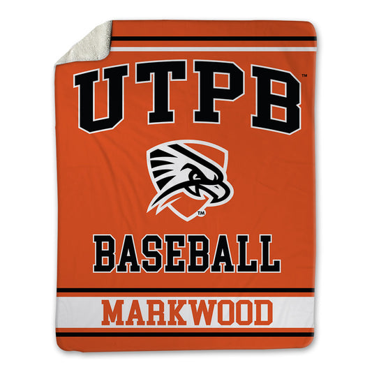 UTPB - NCAA Baseball : Jackson Markwood - Blanket-0