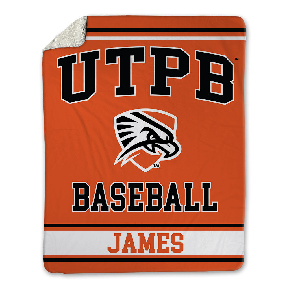 UTPB - NCAA Baseball : Solomon James - Blanket-0