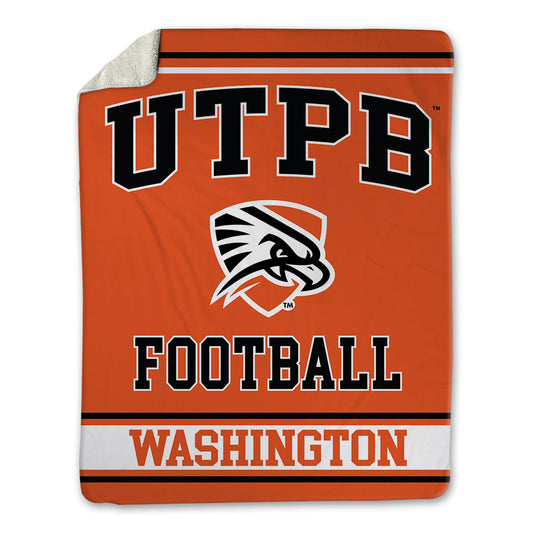 UTPB - NCAA Football : Jarred Washington - Blanket-0