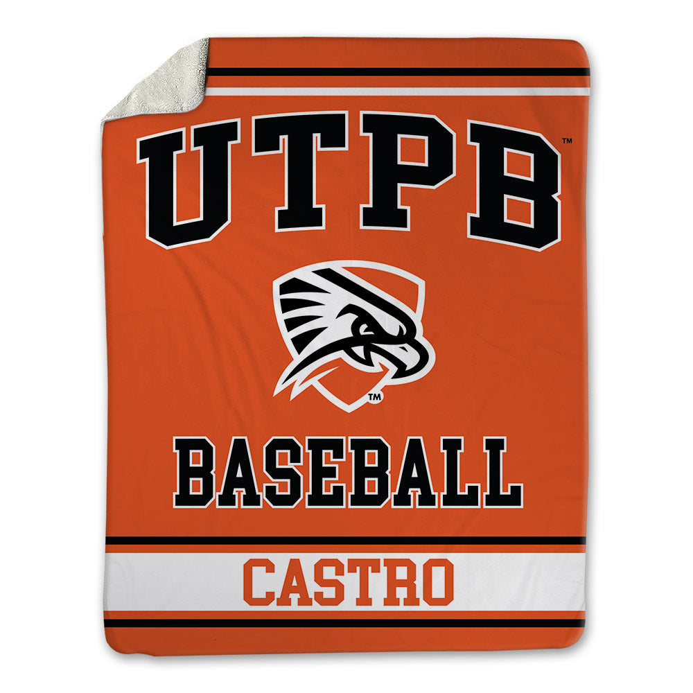 UTPB - NCAA Baseball : Marcos Castro - Blanket-0