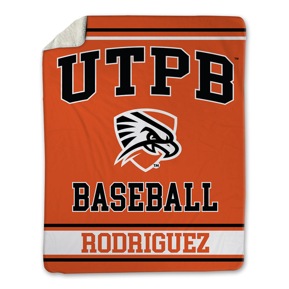 UTPB - NCAA Baseball : Christian Rodriguez - Blanket-0