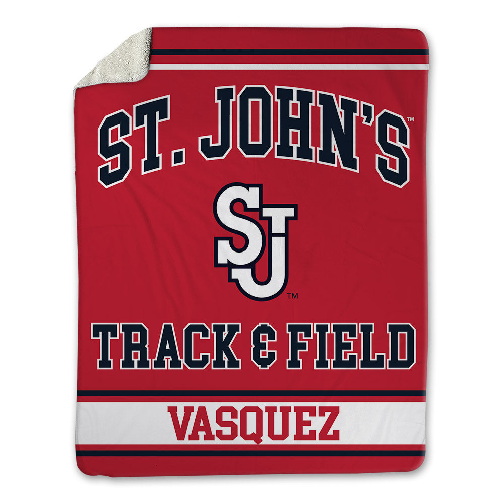 St. Johns - NCAA Women's Track & Field : Hailie Vasquez - Blanket-0