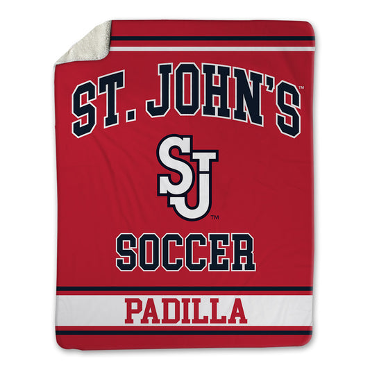 St. Johns - NCAA Men's Soccer : Ezekiel Padilla - Blanket-0