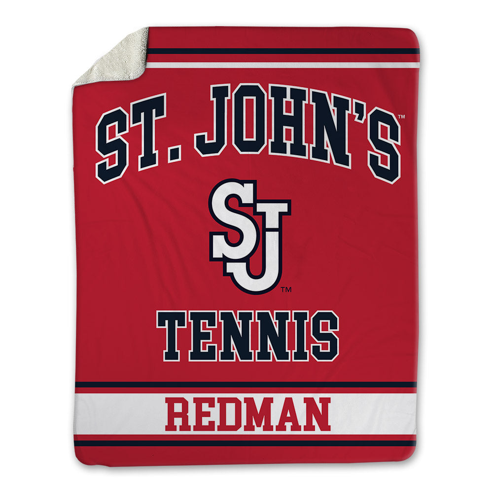 St. Johns - NCAA Women's Tennis : Abi Redman - Blanket-0