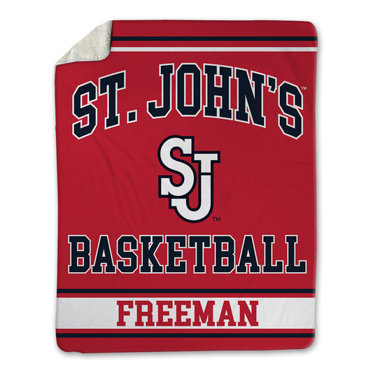 St. Johns - NCAA Men's Basketball : Donnie Freeman - Blanket-0