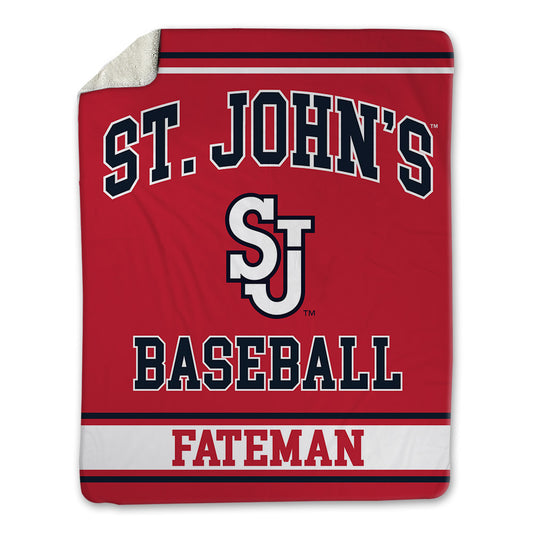 St. Johns - NCAA Baseball : Jaden Fateman - Blanket-0