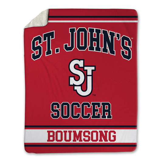 St. Johns - NCAA Men's Soccer : Camron Boumsong - Blanket-0