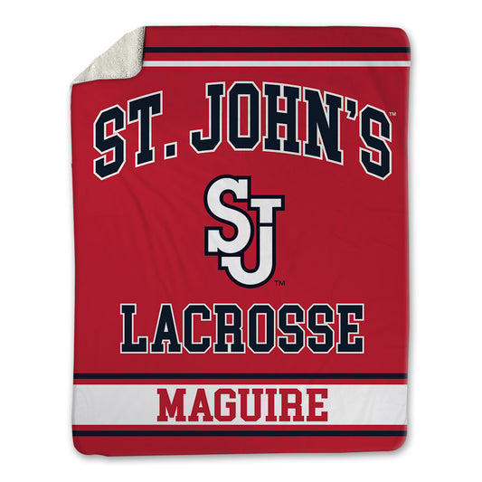 St. Johns - NCAA Men's Lacrosse : Wyatt Maguire - Blanket-0