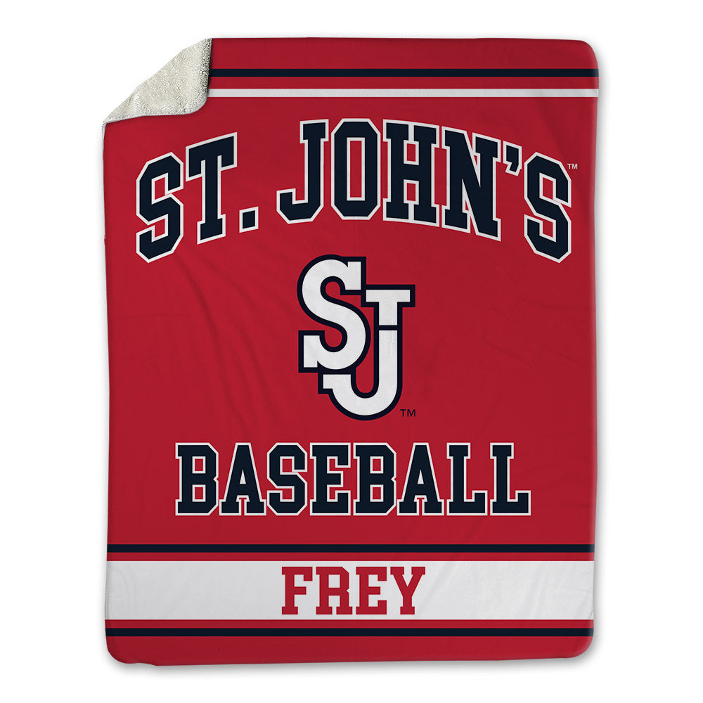 St. Johns - NCAA Baseball : Ayden Frey - Blanket-0