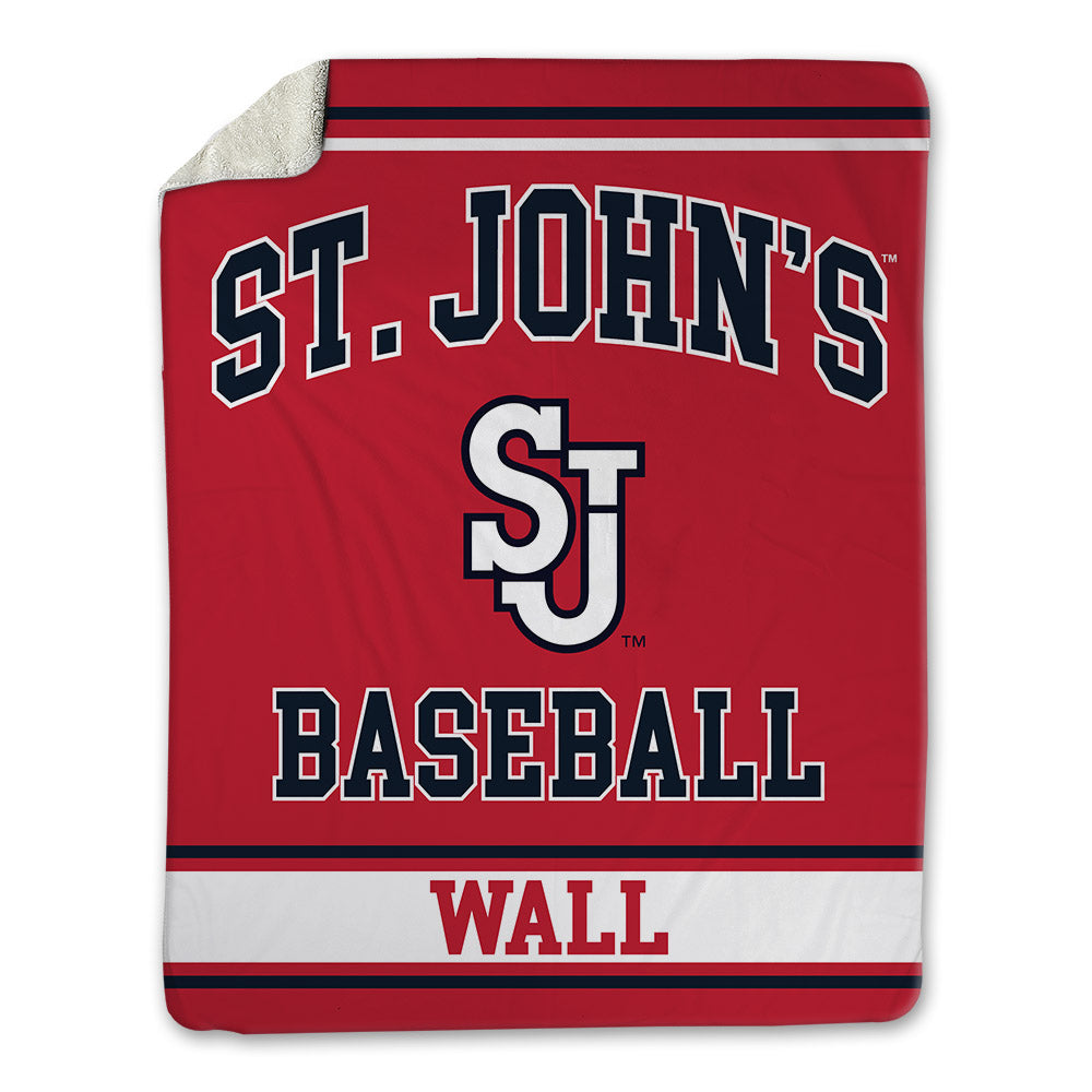 St. Johns - NCAA Baseball : Carter Wall - Blanket-0