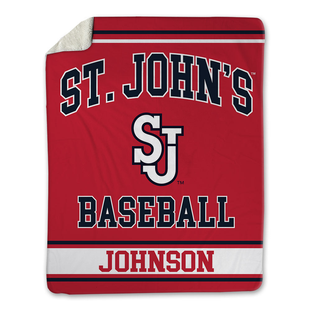 St. Johns - NCAA Baseball : Dylan Johnson - Blanket-0