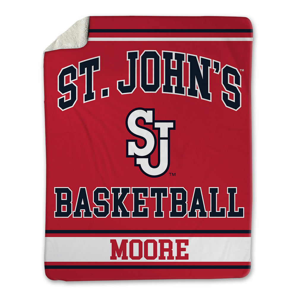 St. Johns - NCAA Women's Basketball : Brooke Moore - Blanket-0