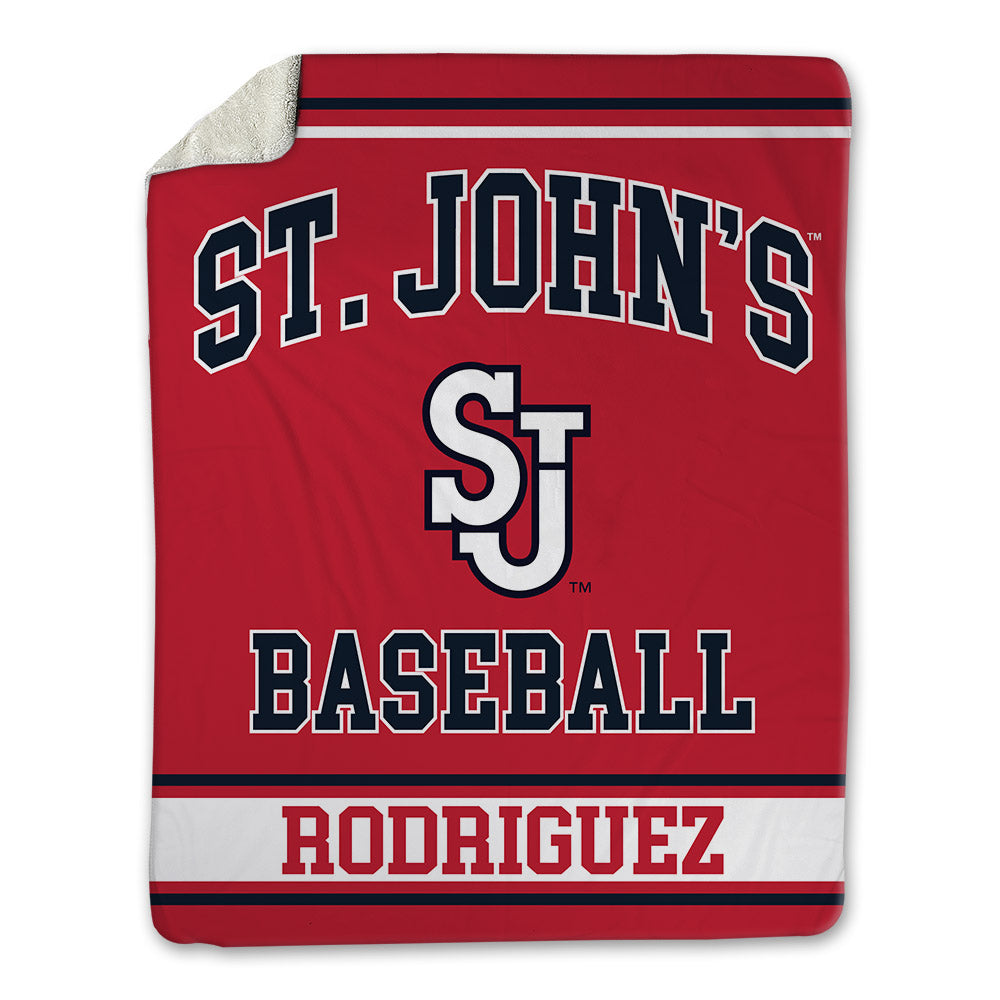 St. Johns - NCAA Baseball : Lewis Rodriguez - Blanket-0