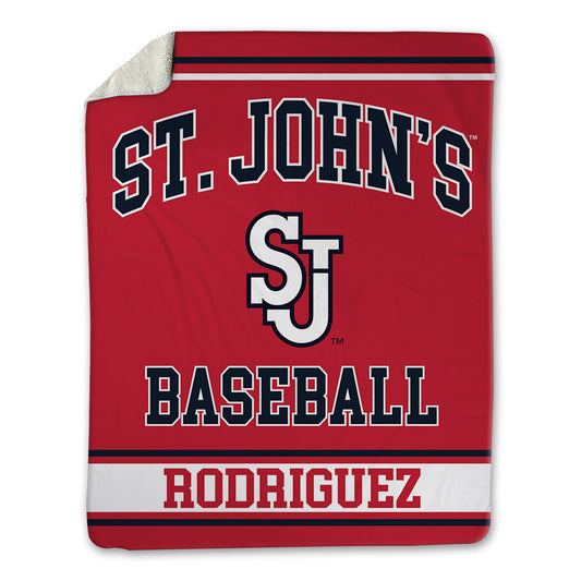 St. Johns - NCAA Baseball : Lewis Rodriguez - Blanket-0