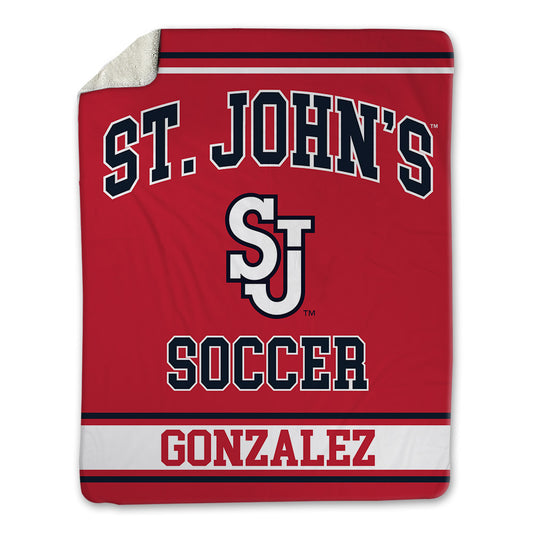 St. Johns - NCAA Men's Soccer : Ander Gonzalez - Blanket-0