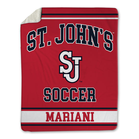 St. Johns - NCAA Women's Soccer : Maddie Mariani - Blanket-0