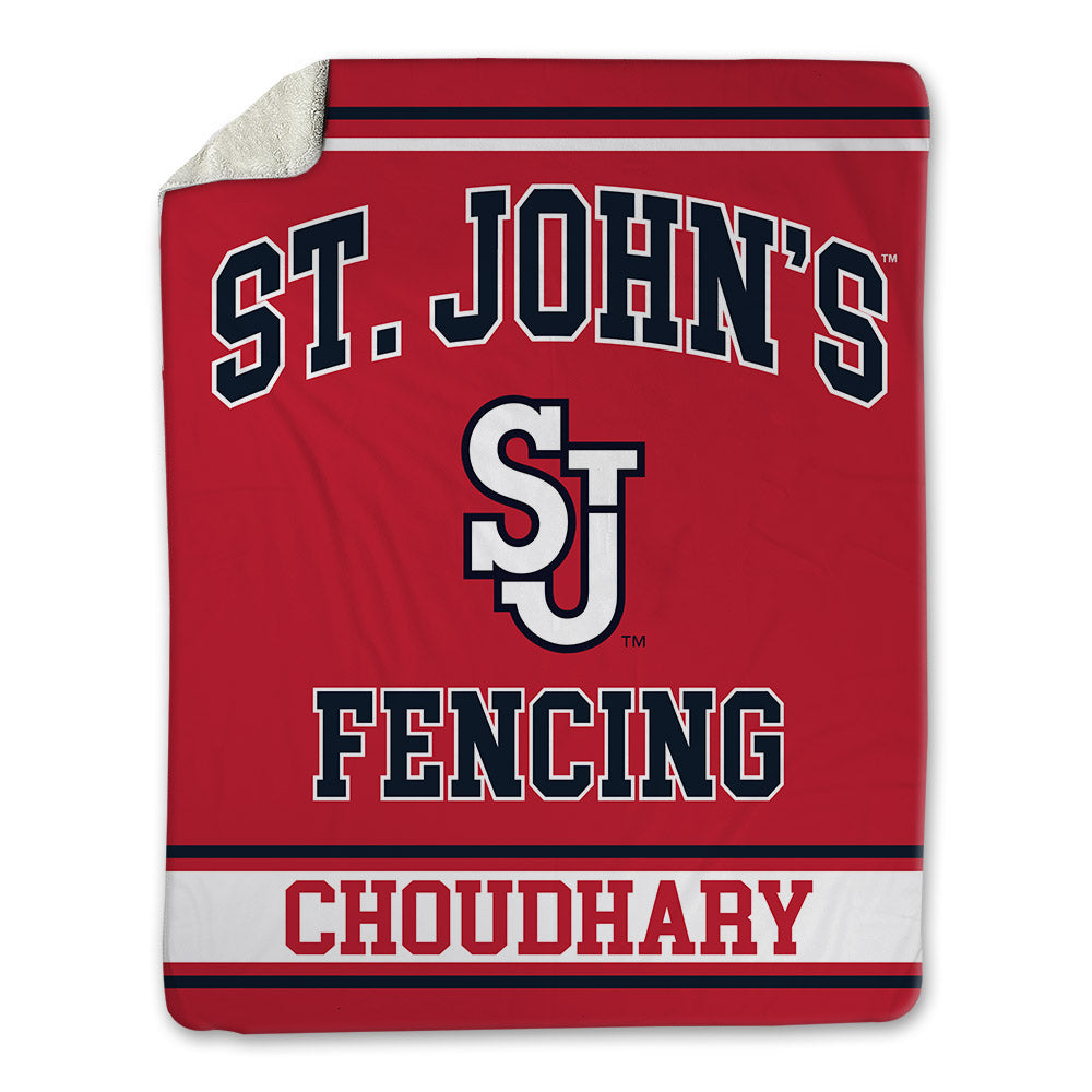 St. Johns - NCAA Women's Fencing : Mokshada Choudhary - Blanket-0