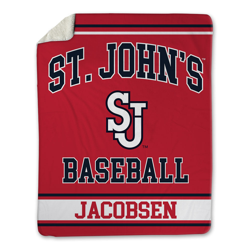 St. Johns - NCAA Baseball : Robert Jacobsen - Blanket-0